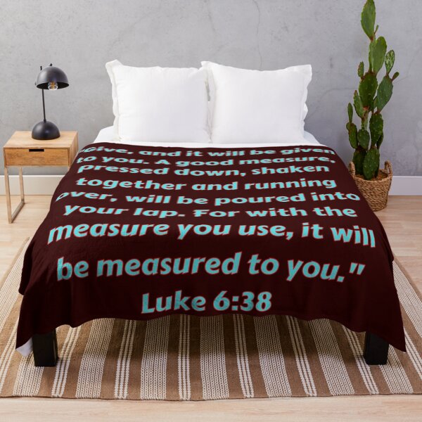 Item preview, Bible Verse Luke 6:38 designed and sold by Prayingwarrior.