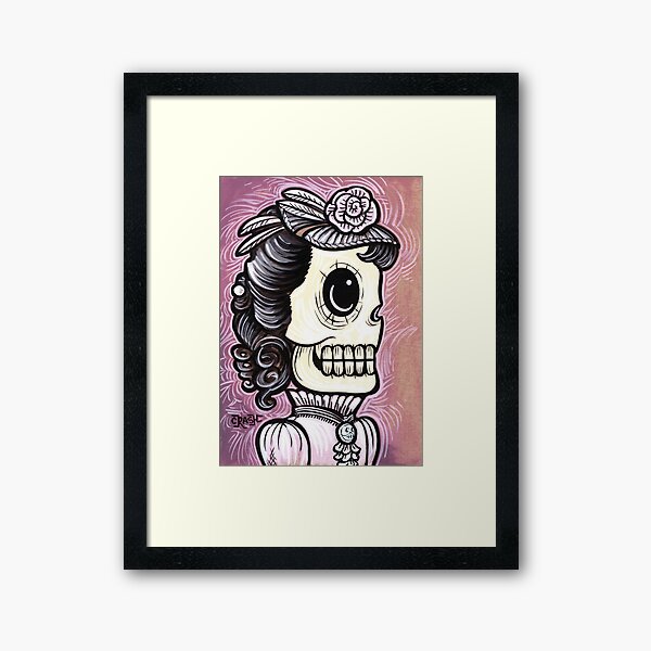 Ms. Pink Framed Art Print