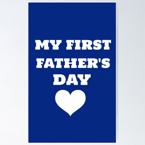 Item preview, My first father's day designed and sold by basileiossav.