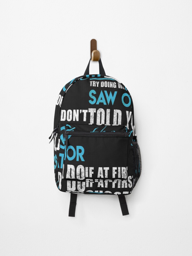 Thumbnail 1 of 3, Backpack, Saw Operator designed and sold by ScreamPrintSto.