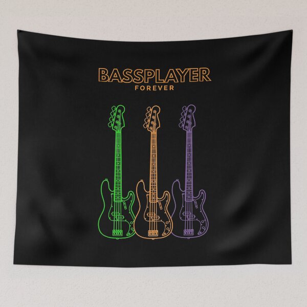 Item preview, Bassplayer Forever P-style Bass Guitar Outline designed and sold by nightsworthy.