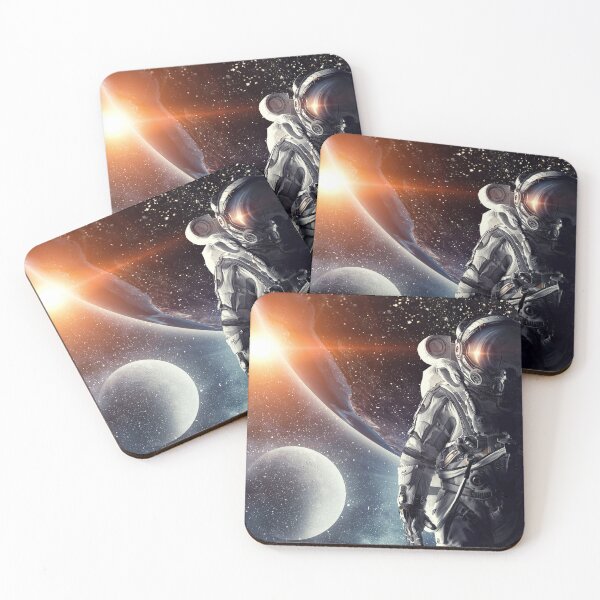 Item preview, Space Walk Sci-Fi Adventure Astronaut Planet Sun Design  designed and sold by luvvvvvit.