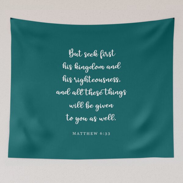 Item preview, Matthew 6:33 But seek first his kingdom of God designed and sold by corbrand.