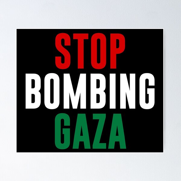 Item preview, Stop Bombing Gaza designed and sold by jacquesi97.