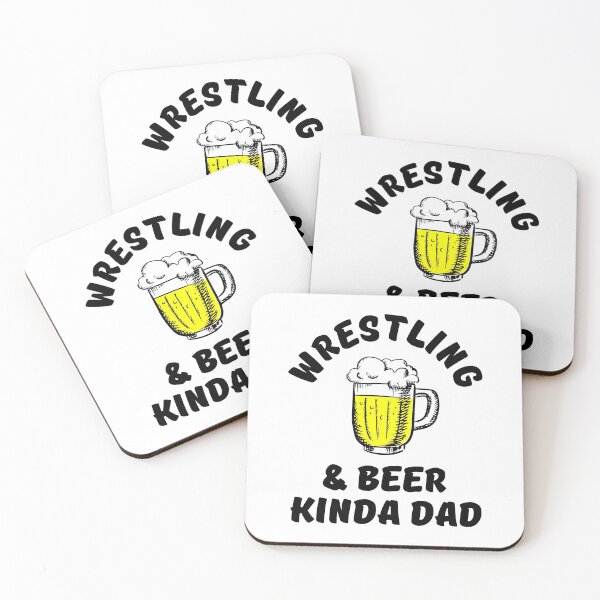 Item preview, Wrestling & beer kinda dad designed and sold by TheGreenGoat.
