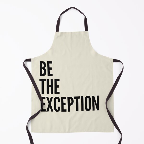 Item preview, Be the exception sassy badass inspirational quote motivational slogans strong women savage classy life motto minimalist short words quotes positivity success sayings beige designed and sold by Inside Head.
