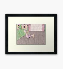 charlotte in the driveway Framed Print