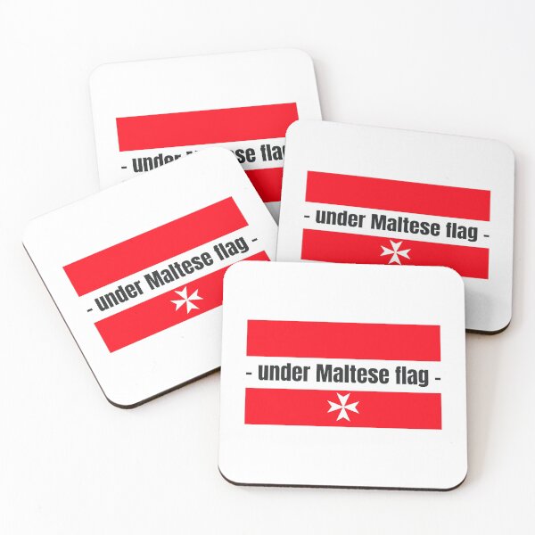 Item preview, under maltese flag english text Maltese flag flag red background Maltese cross designed and sold by skiair.
