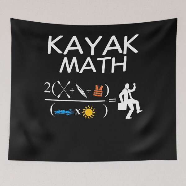 Item preview, Funny Kayak Math Kayaking Kanuing Canoeing Paddle Boating designed and sold by thomash2.