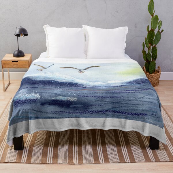 Item preview, Wild Ocean Watercolor Mixed Media designed and sold by Sandra Connelly.