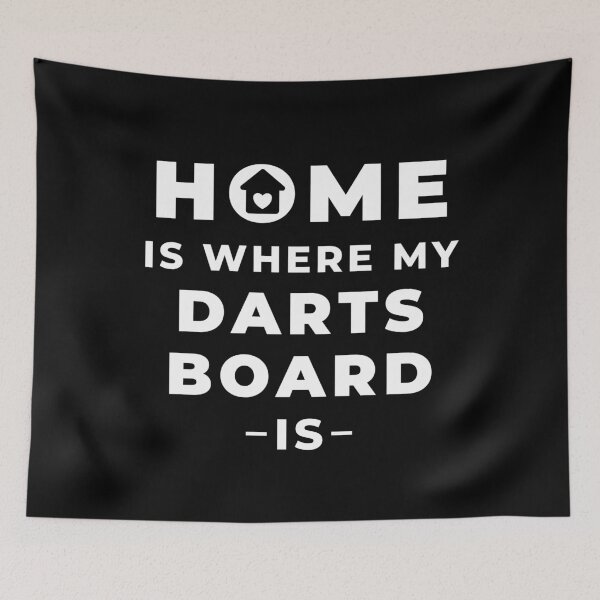 Item preview, Home is where my darts board is designed and sold by TheGreenGoat.