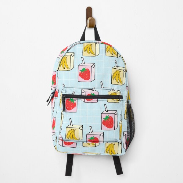 Item preview, Strawberry Milk and Banana Milk on Blue Background designed and sold by kapotka.