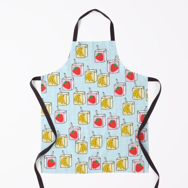 Item preview, Strawberry Milk and Banana Milk on Blue Background designed and sold by kapotka.