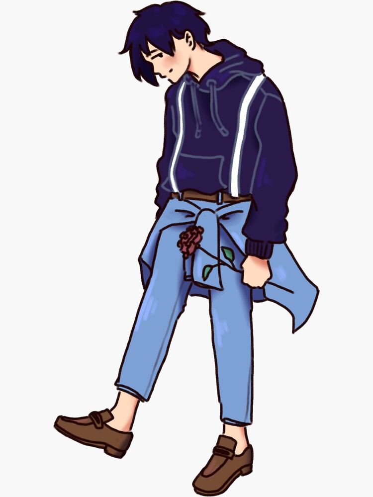 "Flower Dance Sebastian Stardew Valley" Sticker for Sale by sliceofbrie