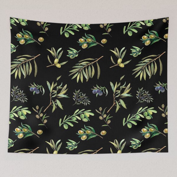 Item preview, Watercolor Olive Branches designed and sold by MyQueendom.