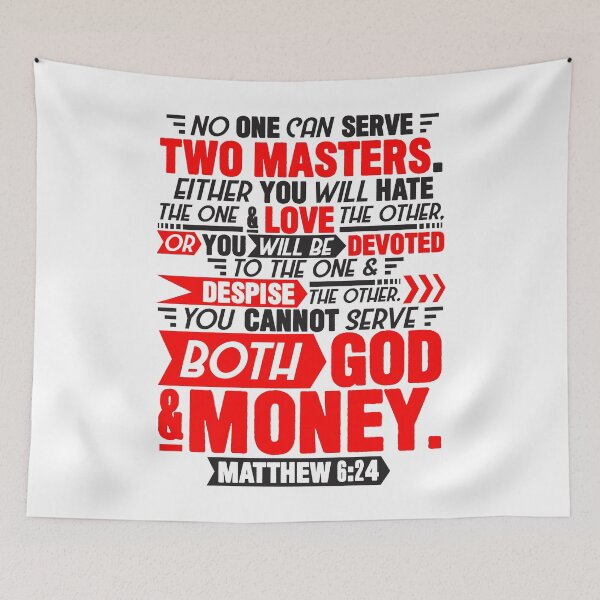 Item preview, Matthew 6:24 designed and sold by plushism.