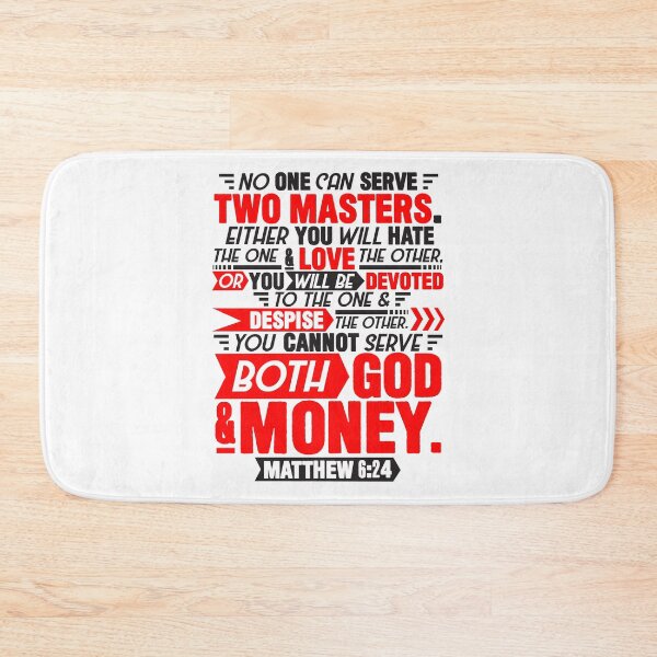 Item preview, Matthew 6:24 designed and sold by plushism.