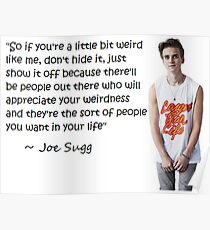 Joe Sugg - WEIRDNESS Poster