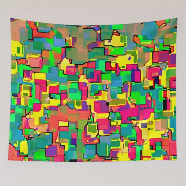 Item preview, Super funky groovy trip - funny abstract pattern designed and sold by Xdelacra.