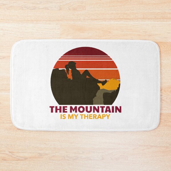 Item preview, The Mountain Is My Therapy designed and sold by Red-ElYoubi.