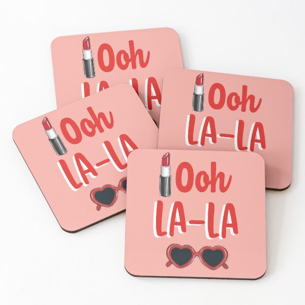 Item preview, Ooh La-la red lipstick and heart sunglasses designed and sold by Lalanacliparts.