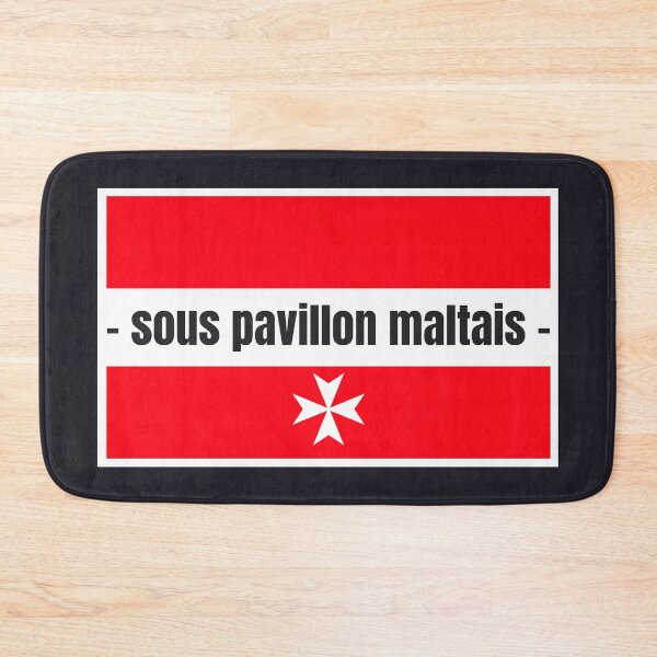 Item preview, Maltese flag flag red background Maltese cross designed and sold by skiair.