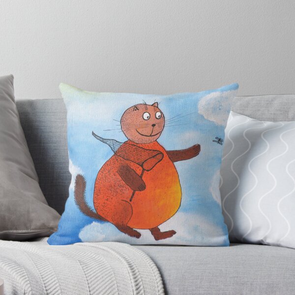 Item preview, Cat and fly designed and sold by artbyasta.
