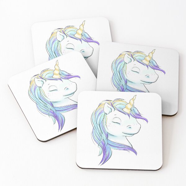 Item preview, Boy Rainbow Unicorn Head Unicorn's Party designed and sold by CreativeBu.