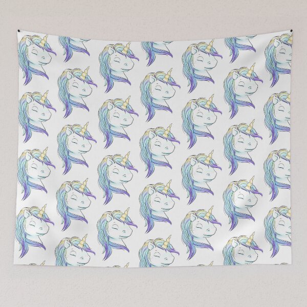 Item preview, Boy Rainbow Unicorn Head Unicorn's Party designed and sold by CreativeBu.