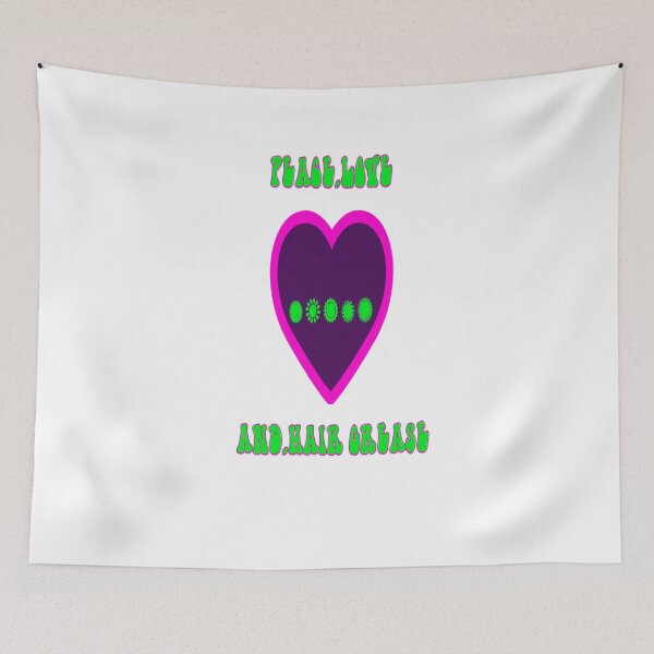 Item preview, HIPPIE LOVEHEART designed and sold by RetroPlaceee.