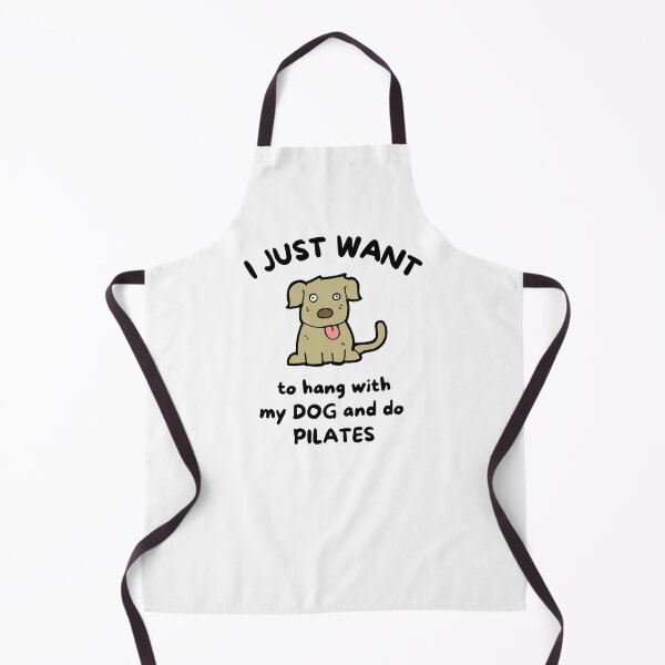 Item preview, I just want to hang with my dog and do pilates designed and sold by TheGreenGoat.