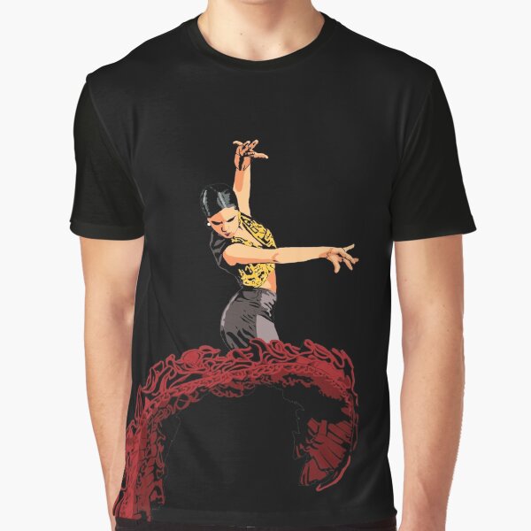 El bailarín de flamenco Camiseta gráfica