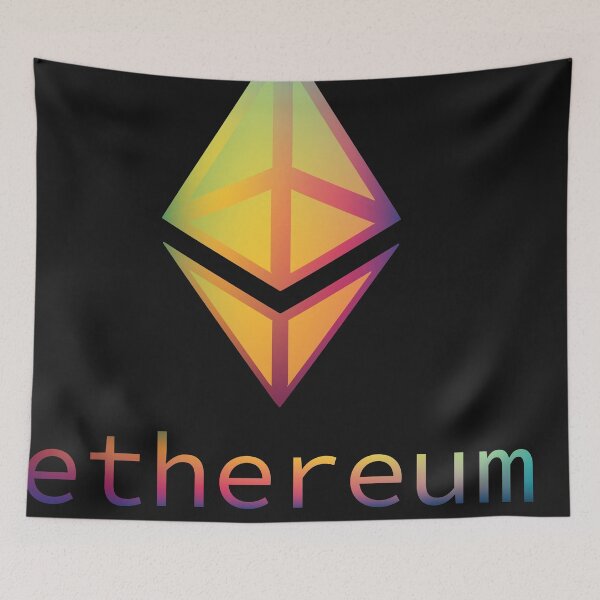 Item preview, Ethereum Logo Rainbow T-Shirt ,Ethereum Prism Rainbow shirt,Gift for Cryptocurrency Lover | Gift for Crypto Trader designed and sold by COMPKSHOP.