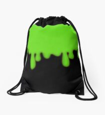 Dripping Green Toxic Slime Drawstring Bag