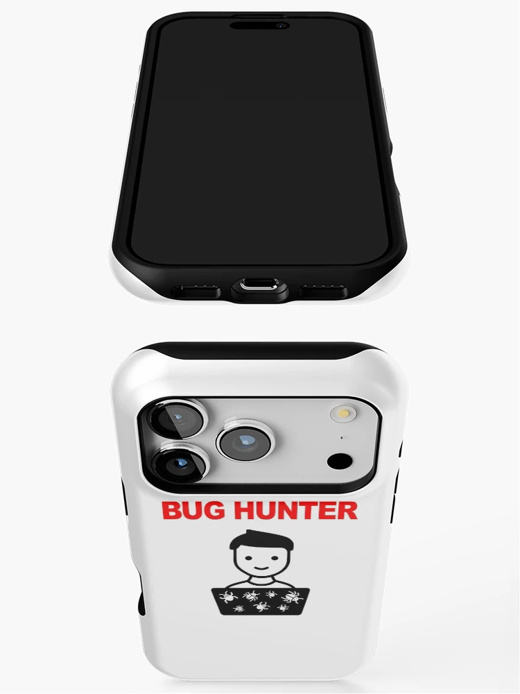 Thumbnail 3 of 4, iPhone Case, Bug Hunter, Software Testing, Software Bugs, Software Tester, Computer Science, Programming Humor designed and sold by Max-Wear.