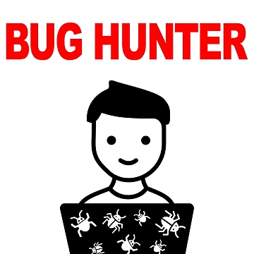 Artwork thumbnail, Bug Hunter, Software Testing, Software Bugs, Software Tester, Computer Science, Programming Humor by Max-Wear