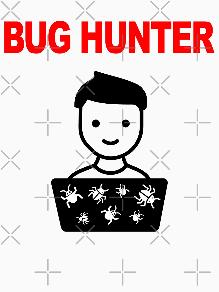 Thumbnail 6 of 6, Pullover Hoodie, Bug Hunter, Software Testing, Software Bugs, Software Tester, Computer Science, Programming Humor designed and sold by Max-Wear.