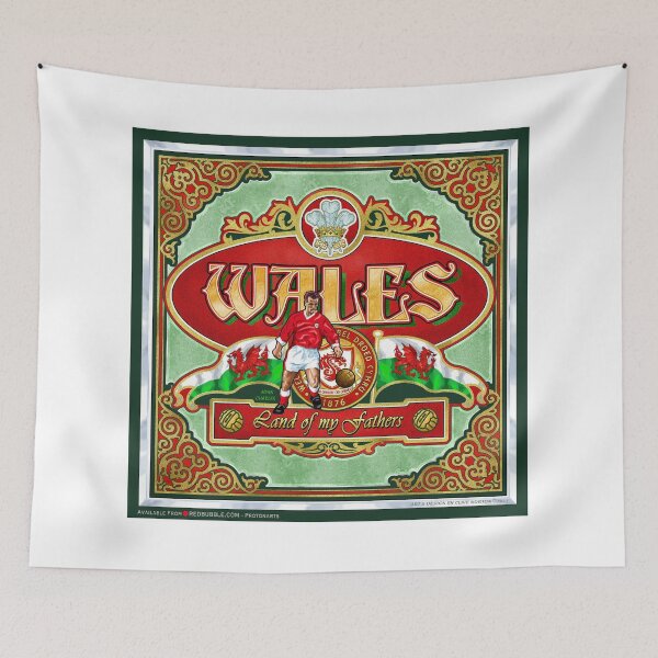Item preview, Wales football 'Land of my Fathers' designed and sold by Protonarts.