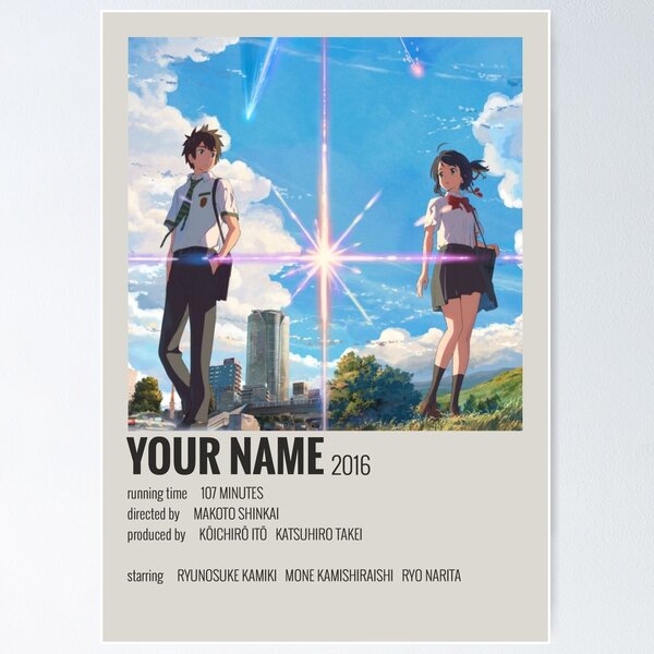 Your Name Anime posters & prints by Ernando Febrian Putra