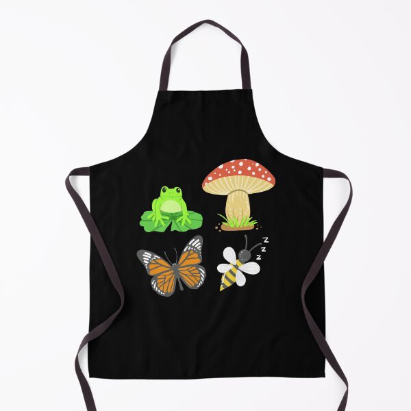 Item preview, Frog Mushroom Monarch Butterfly Bee designed and sold by CreativeGiftShp.