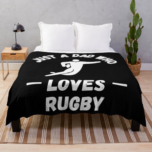 Item preview, Just a dad who loves rugby designed and sold by TheGreenGoat.