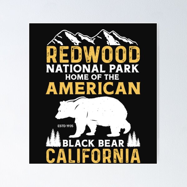 Item preview, Redwood National Park Hiking Mountains Bear Shirt  designed and sold by Clavitaps.