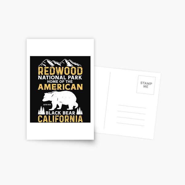 Item preview, Redwood National Park Hiking Mountains Bear Shirt  designed and sold by Clavitaps.