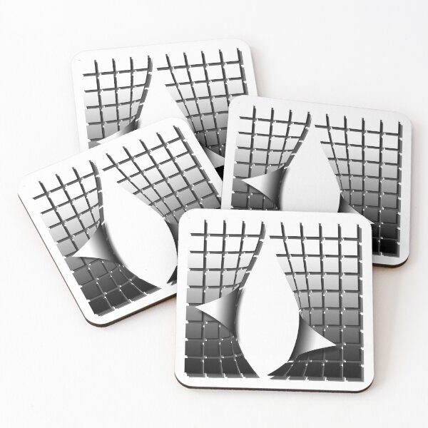 Item preview, Square (152) (black, white,) decorative, digital, colorful, abstract, designed and sold by Paszkan.