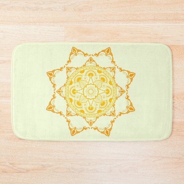 Item preview, Gradient Yellow- Orange Mandala designed and sold by biowvishruti.