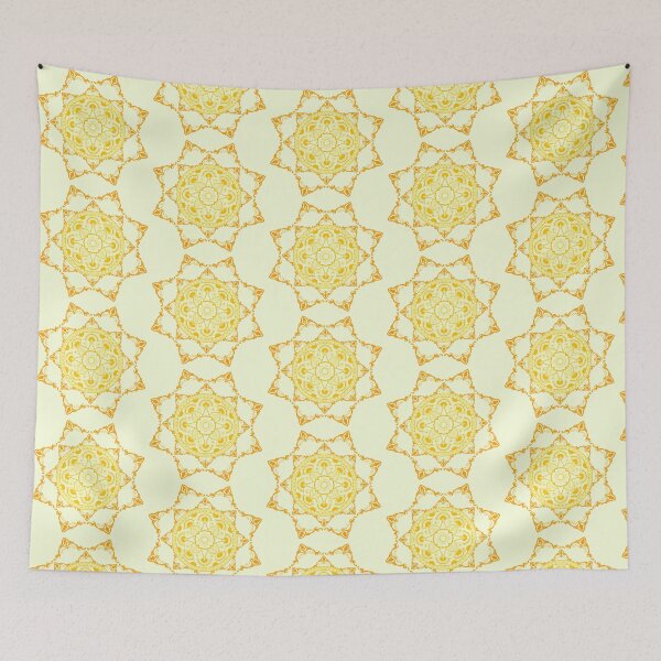 Item preview, Gradient Yellow- Orange Mandala designed and sold by biowvishruti.