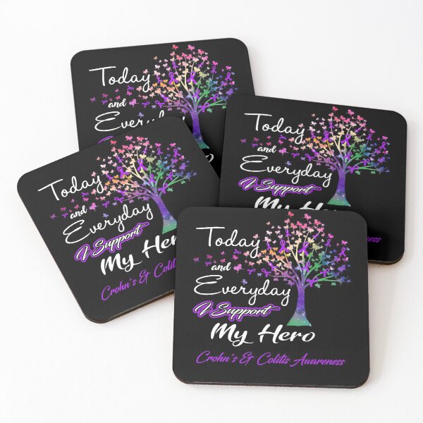 Item preview, Crohn's & Colitis Awareness Today and Everyday I Support My Hero designed and sold by ElizabethS809.