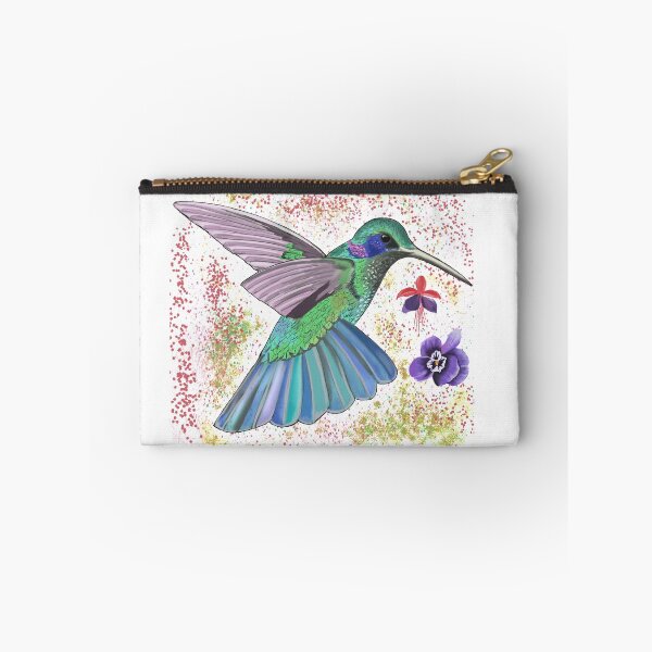 Item preview, Colorful Colibri with flowers (for all bird lovers) - cute  designed and sold by Shmuk.