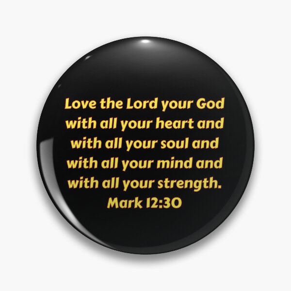 Item preview, Bible Verse Mark 12:30 designed and sold by Prayingwarrior.