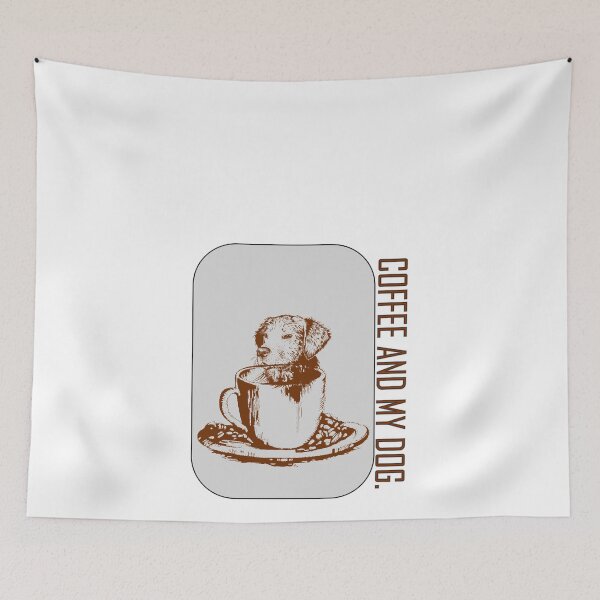 Item preview, Coffee  And My Dog!- t-shirts and stickers designed and sold by J0TEE.